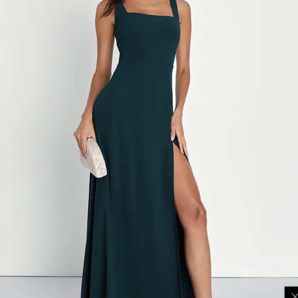 Lulu's Emerald Maxi Dress